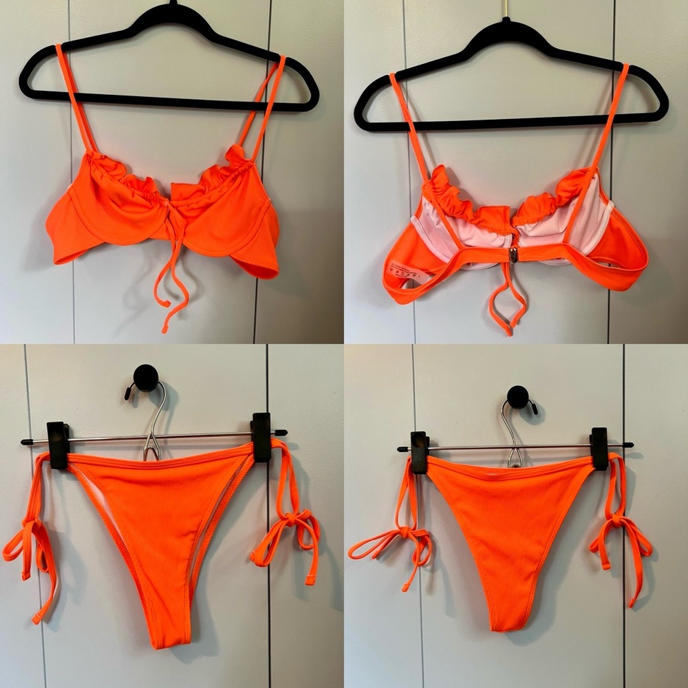 Orange bikini set